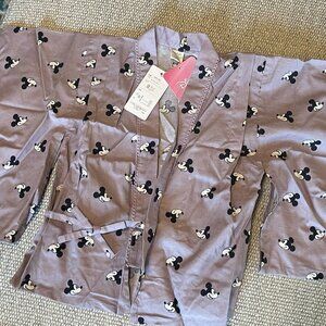 NWT Disney Futafuta Mickey Yukata Dress (Japanese Summer Kimono)